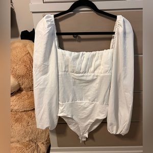 Princess Polly white bodysuit